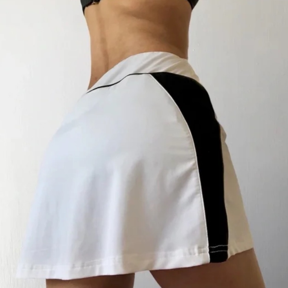 FILA White Tennis Skort With Black Accents